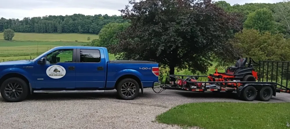 Affordable yard cleanup service for residential properties across Plain, WI - Crandall Lawn Care & Home Repair