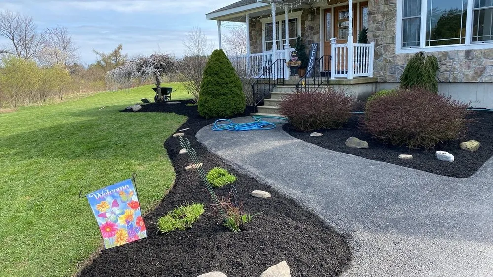Custom landscape design with custom design in Central Bridge, NY by Crandall’s Landscaping & Design