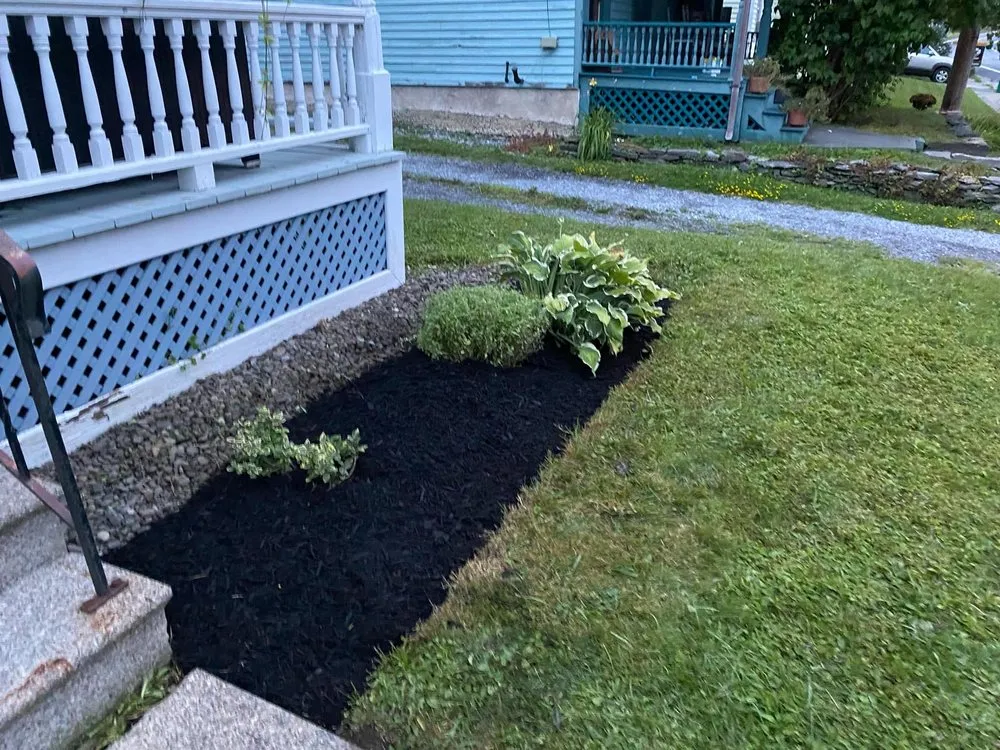 Custom landscape installation in Central Bridge, NY - Crandall’s Landscaping & Design