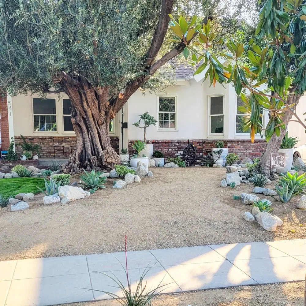 Top-rated landscape design for residential properties in Burbank, CA by Crate & Blooms