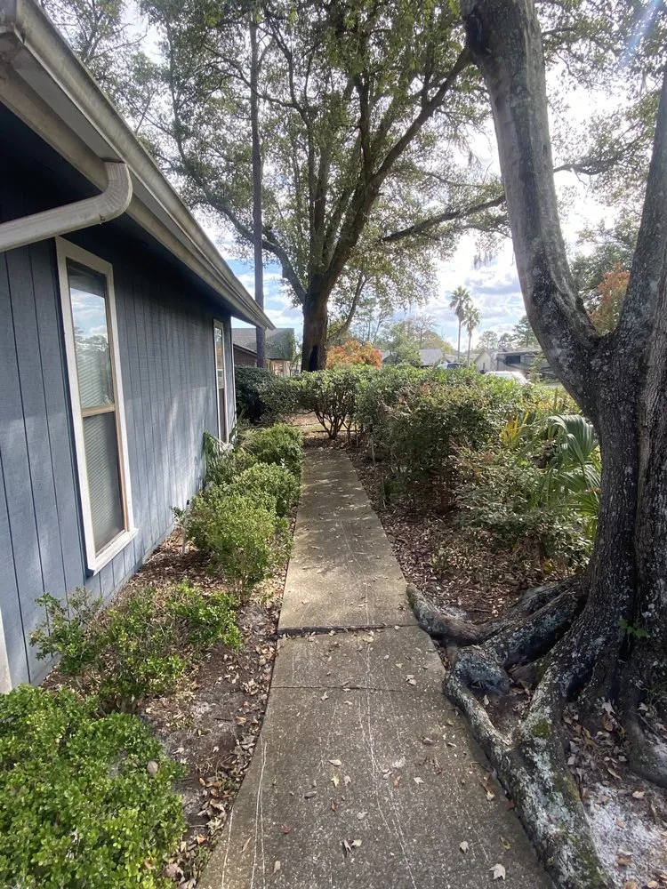 Custom landscape installation with custom design across Jacksonville, FL - Crawford Cares Lawn Maintenance