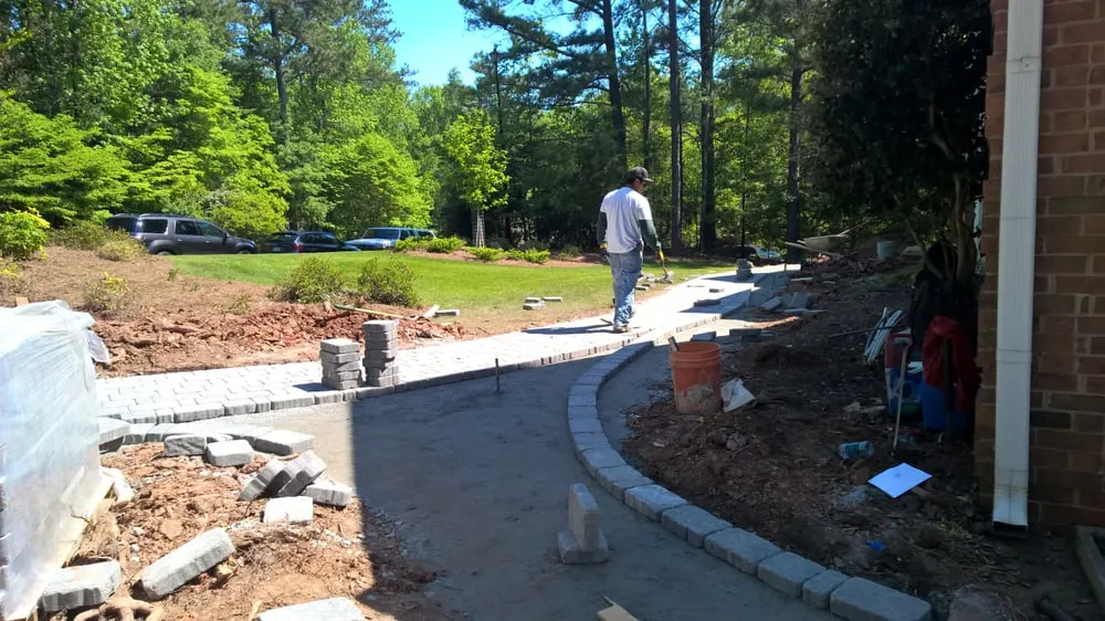 Professional landscape design for beautiful yards in Marietta, GA by Crawford Landscaping
