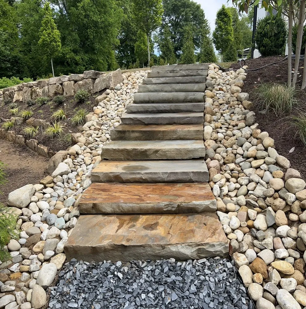 Reliable landscape installation in Marietta, GA by Crawford Landscaping