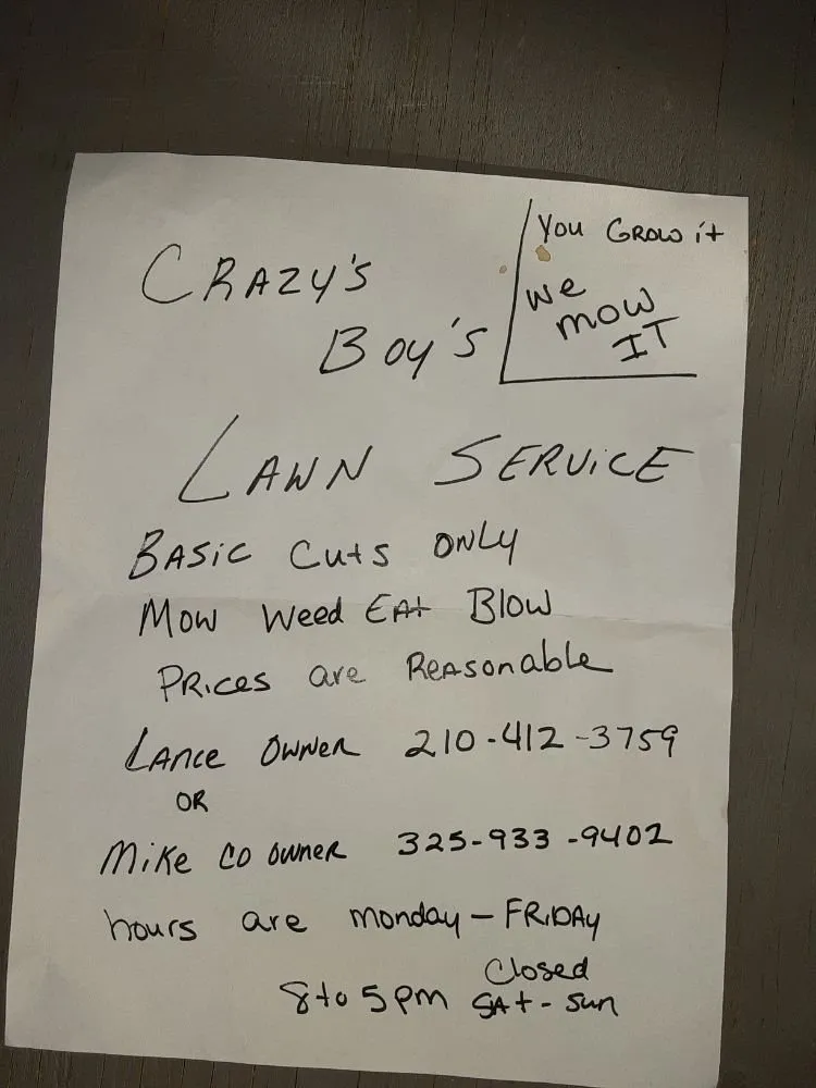 Top-rated yard maintenance in San Antonio, TX by Crazy Boys Lawn Service