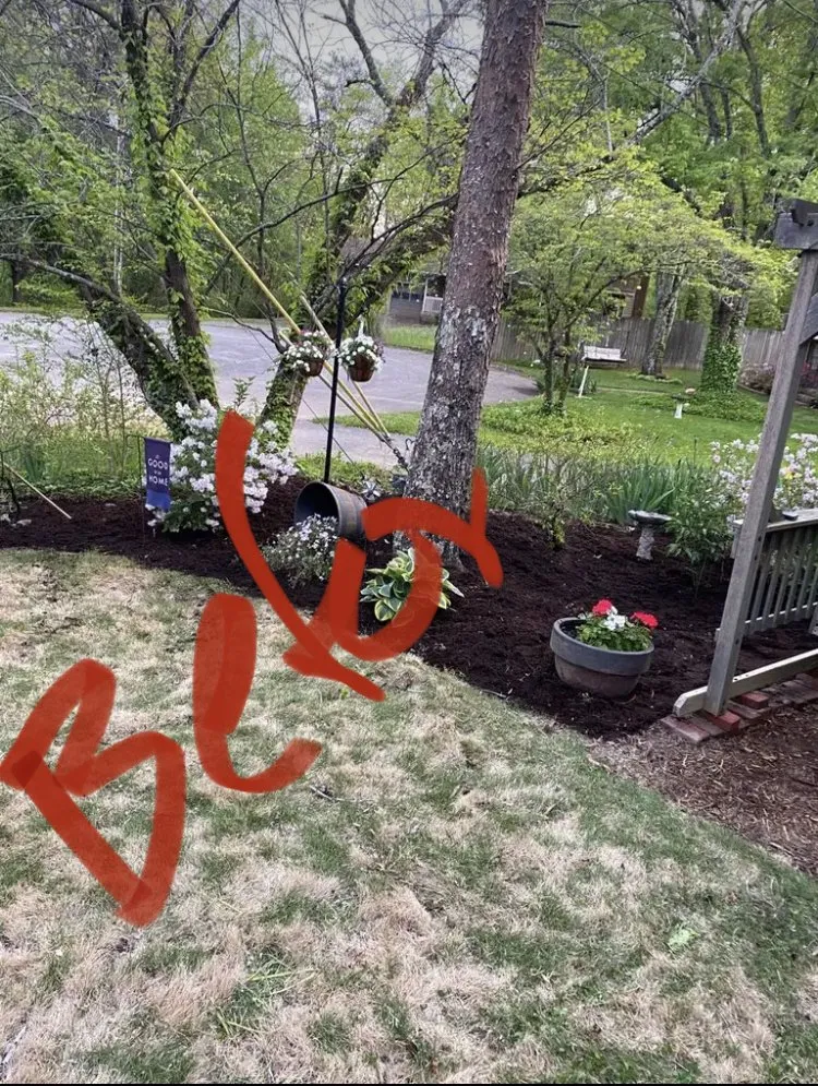 Custom lawn mowing service with custom design across Hixson, TN - Crazy Boyz Lawn Works