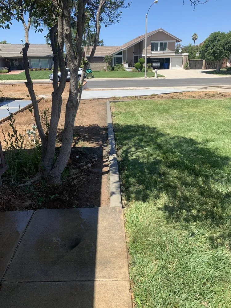 Top-rated landscape design with custom design in Perris, CA by Crazy Curbs