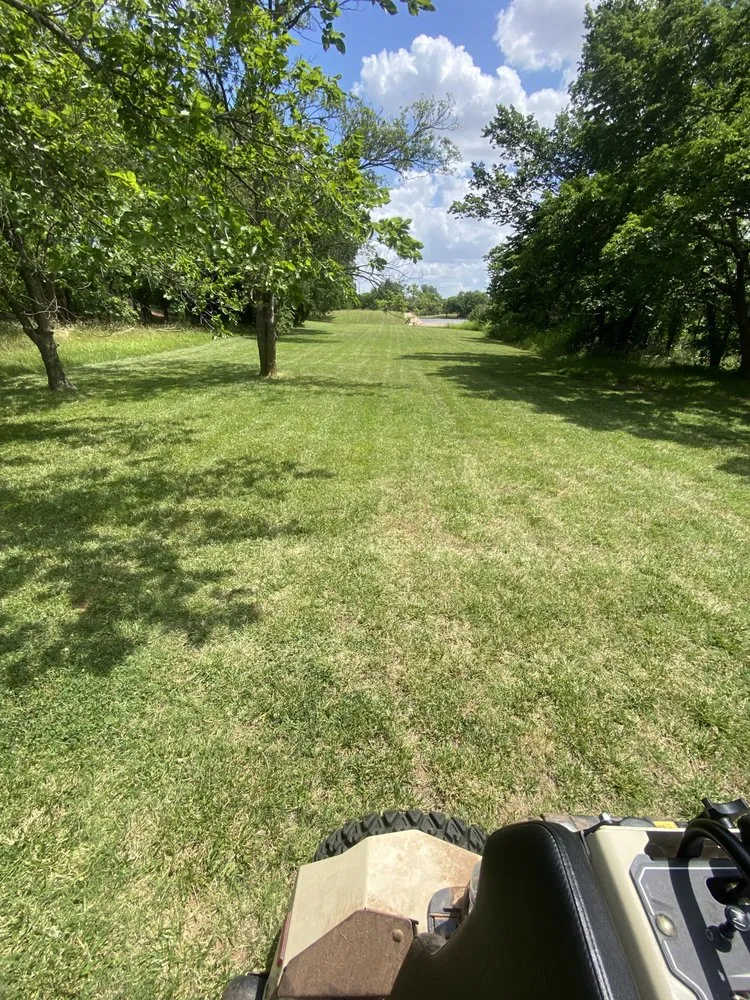 Custom garden landscaping for outdoor upgrades in Edmond, OK by Crazy Cutz Landscaping