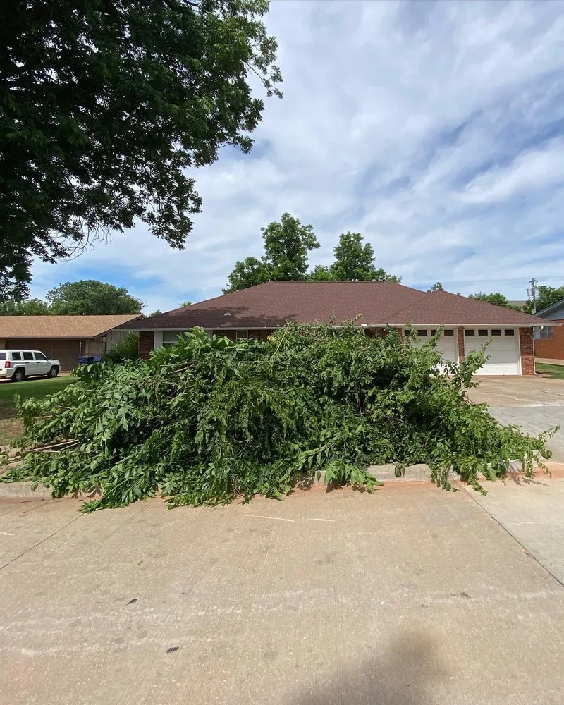 Custom yard cleanup service for beautiful yards across Edmond, OK - Crazy Cutz Landscaping