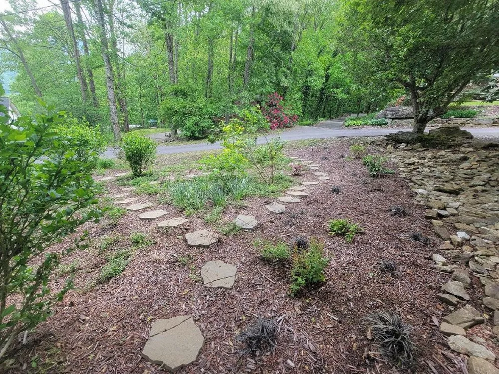 Professional garden landscaping in Canton, NC - Crazy Faith Lawn Service