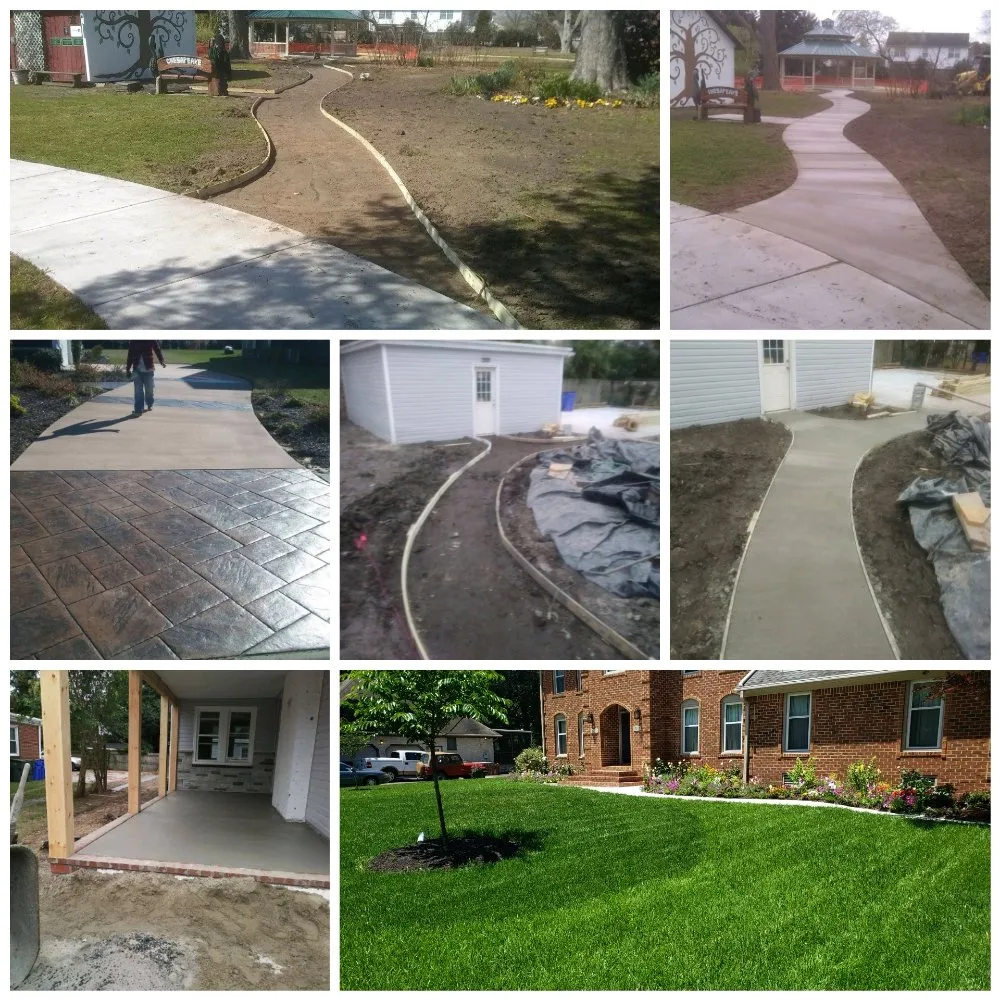 Local landscape installation in Virginia Beach, VA by Create My Lawn