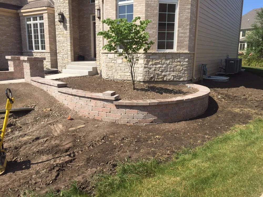 Affordable outdoor landscaping in Cortland, IL by Createscape