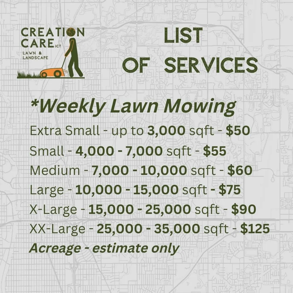 Custom lawn care service with custom design in Wichita, KS by Creation Care Lawn & Landscape