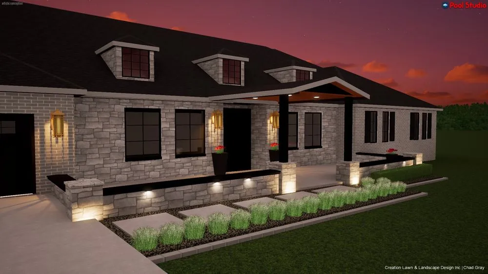 Expert landscape installation in Springfield, MO by Creation Lawn & Landscape