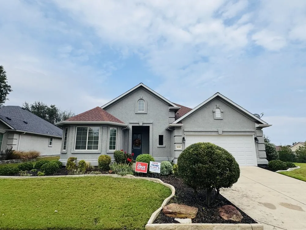 Affordable landscape design with custom design in Highland Village, TX by Creation Lawn Services