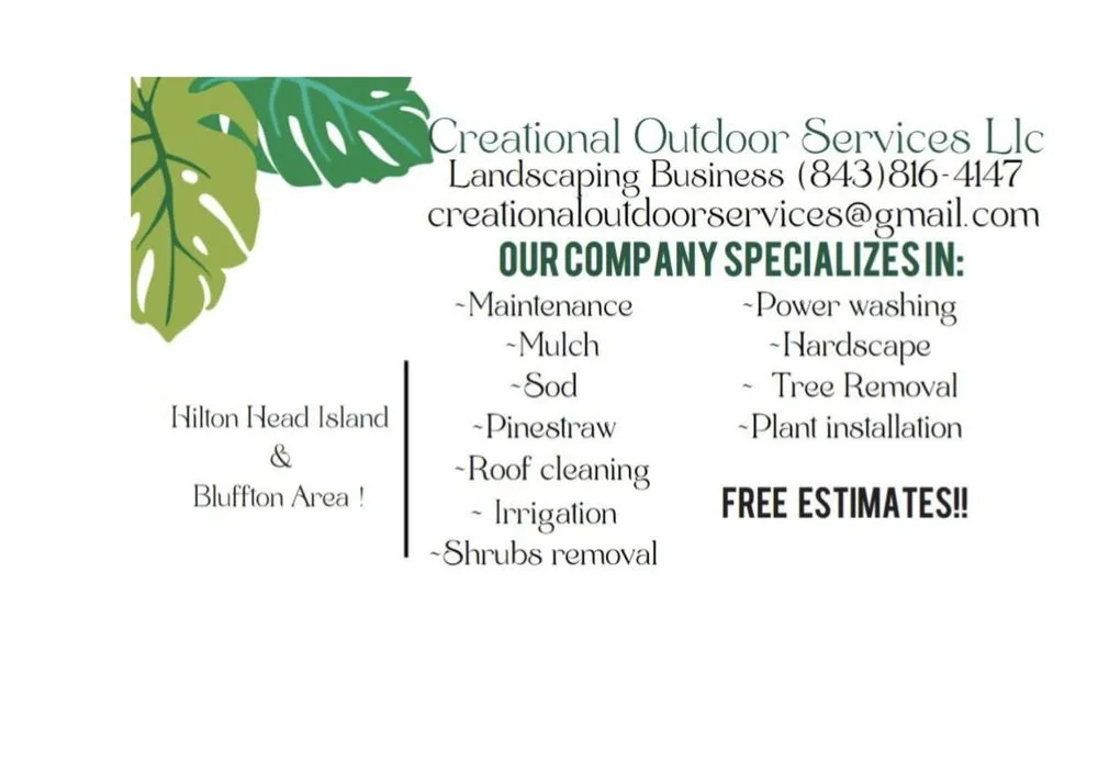 Reliable lawn care service in Hilton Head Island, SC - Creational Outdoor Services
