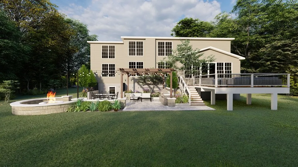 Affordable lawn mowing service for year-round maintenance in North Potomac, MD by Creations Landscape Design