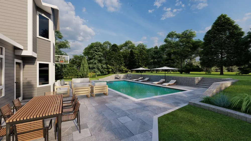 Custom yard cleanup service in North Potomac, MD - Creations Landscape Design