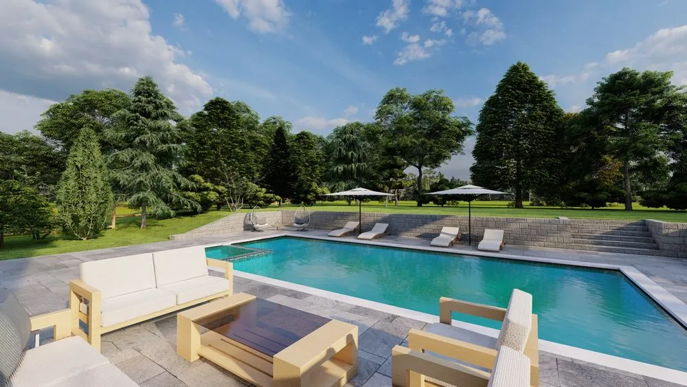 Local landscape installation in North Potomac, MD by Creations Landscape Design