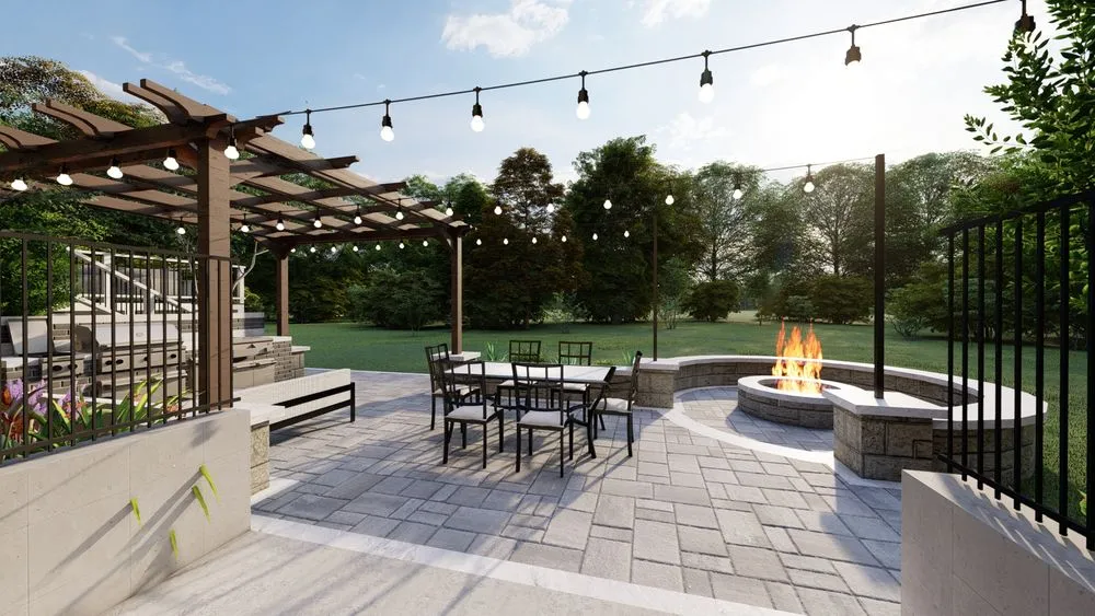 Custom garden landscaping for beautiful yards across North Potomac, MD - Creations Landscape Design