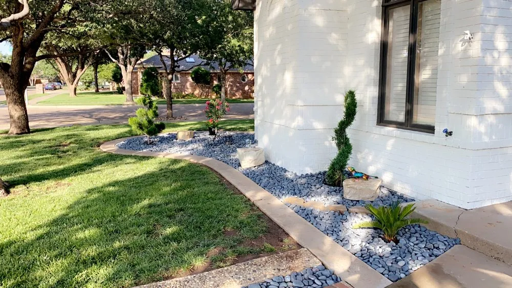 Top-rated garden landscaping in Lubbock, TX by Creative Care Tree & Landscaping