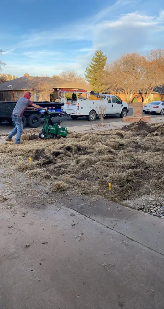 Reliable yard cleanup service in Lubbock, TX by Creative Care Tree & Landscaping
