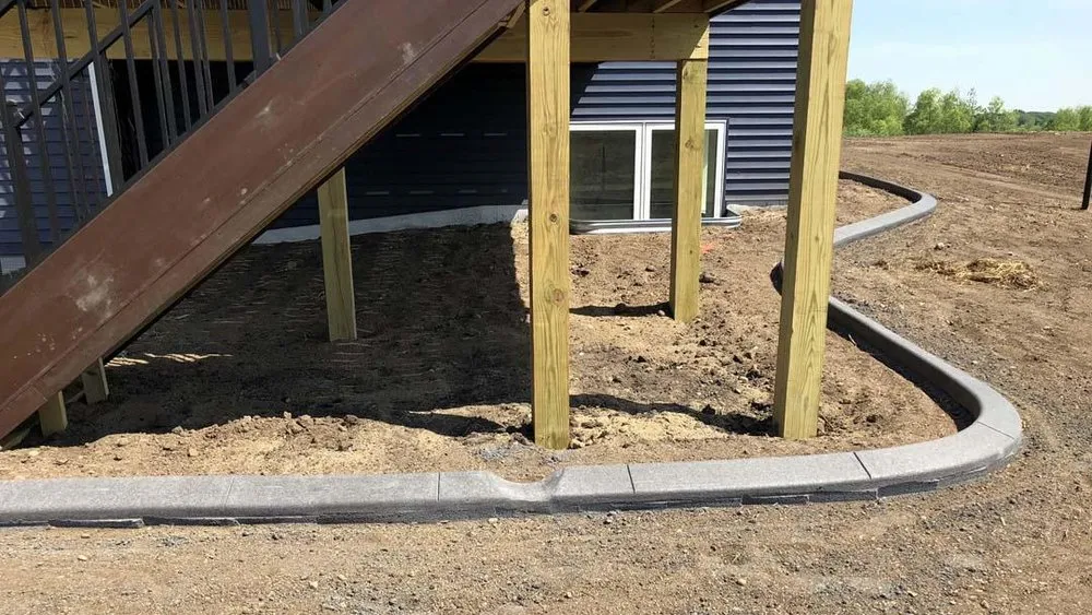 Affordable garden landscaping with custom design in Glenwood, MN by Creative Curbing