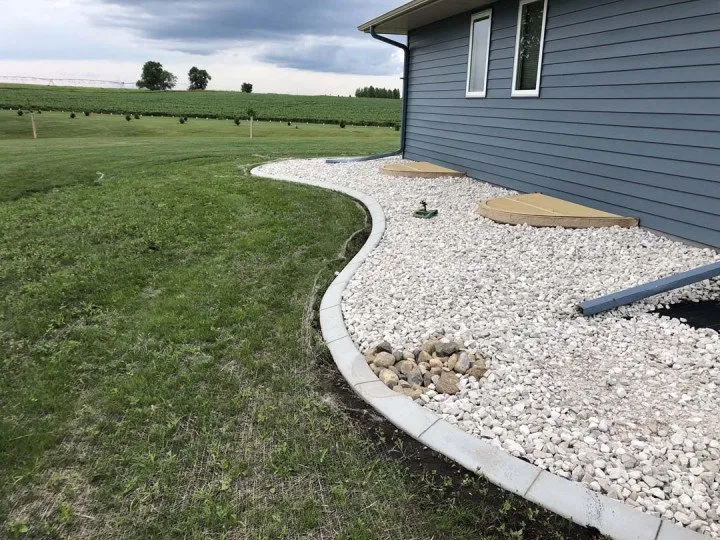 Trusted garden landscaping with custom design in Glenwood, MN by Creative Curbing