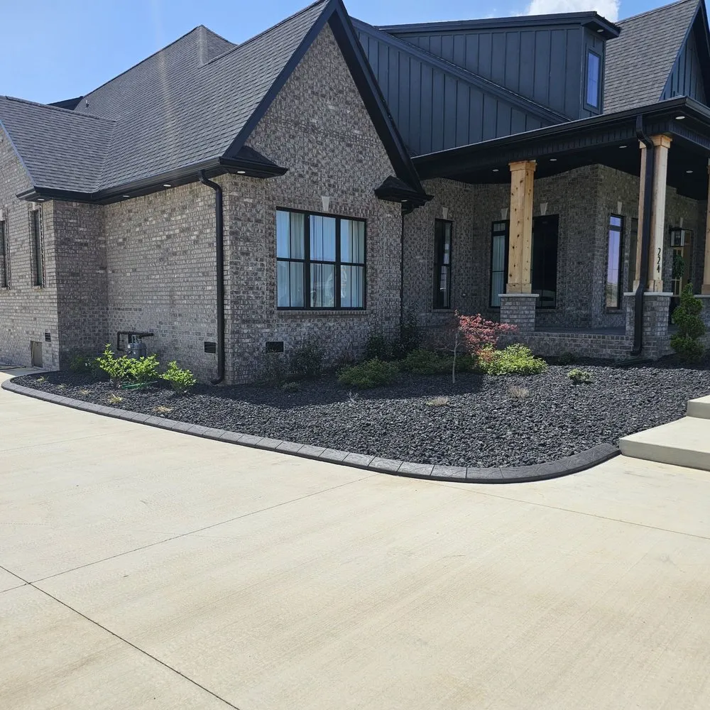 Custom landscape installation near you across Clarksville, TN - Creative Curves