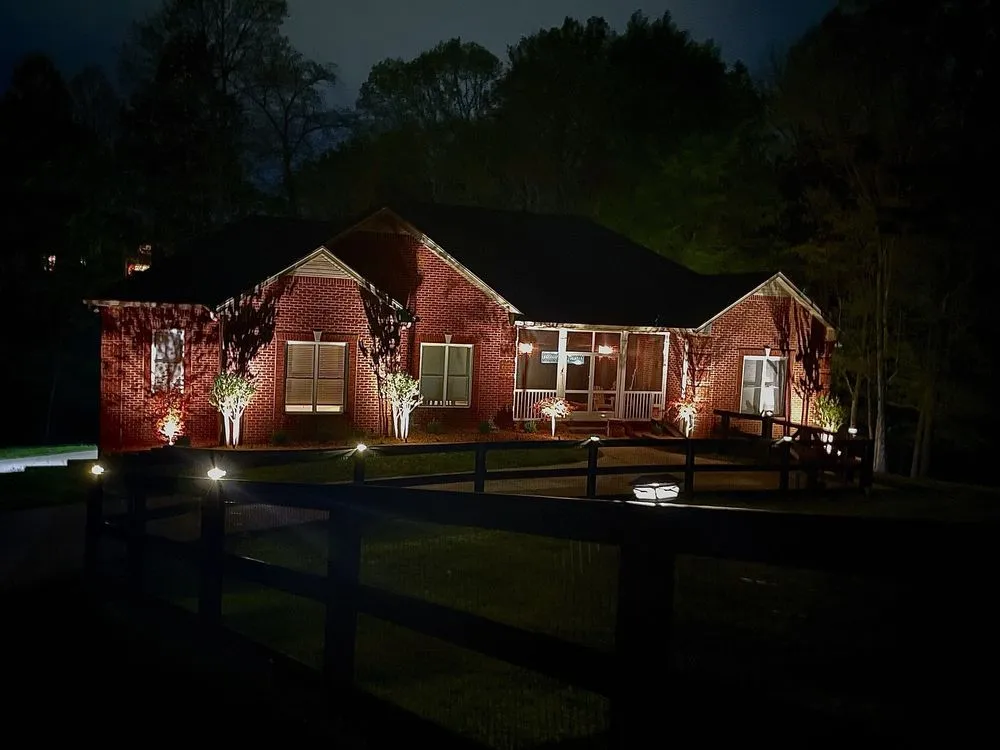 Professional lawn mowing service for outdoor upgrades in Clarksville, TN by Creative Curves