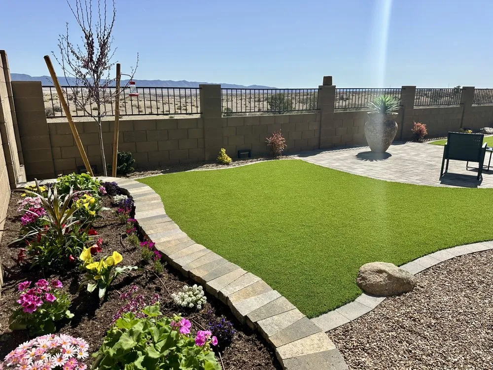 Affordable garden landscaping with custom design in Prescott Valley, AZ by Creative Desert Landscaping