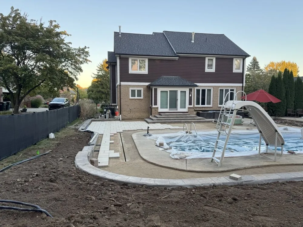 Local yard maintenance with custom design in Keego Harbor, MI by Creative Design Build Associates