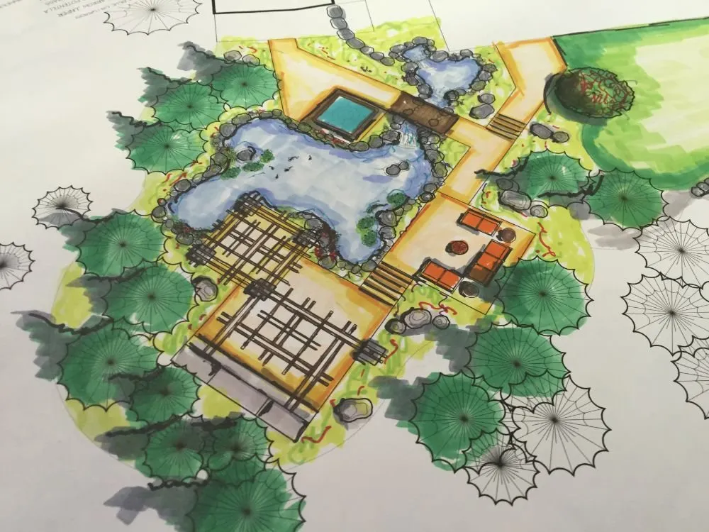 Custom landscaping services for beautiful yards in East Hampton, NY by Creative Design Landscapes