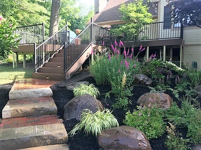 Reliable residential landscaping for residential properties in Columbus, OH by Creative Earthscapes Inc, Outdoor Living Design and Build