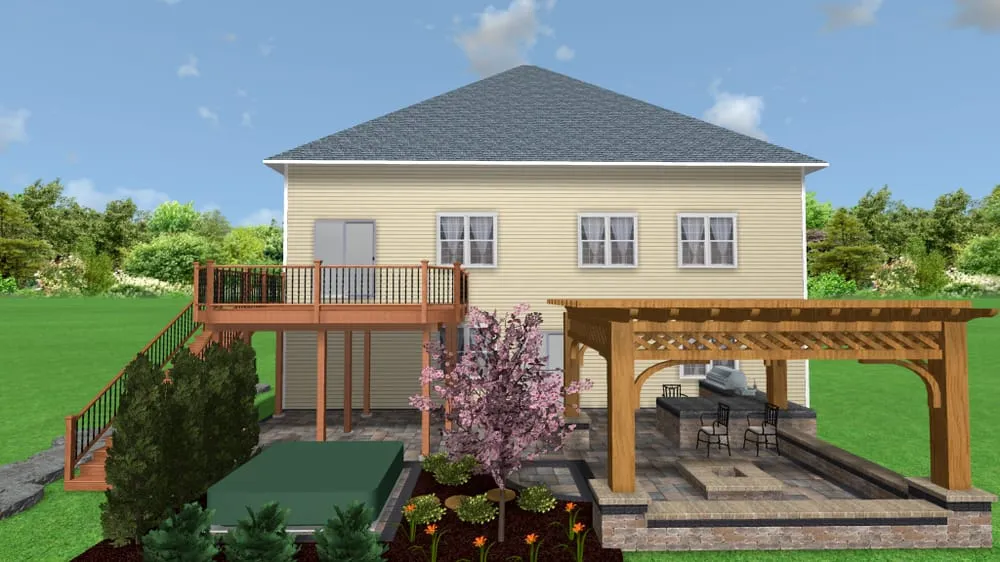 Local outdoor landscaping for outdoor upgrades in Columbus, OH by Creative Earthscapes Inc, Outdoor Living Design and Build