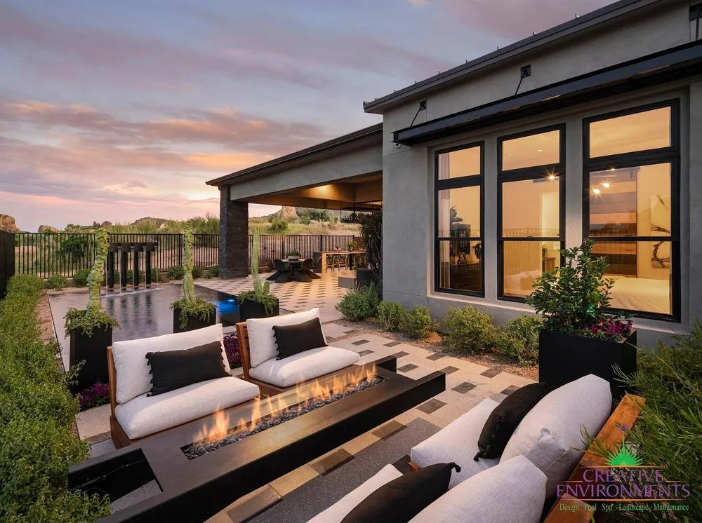 Custom residential landscaping in Tempe, AZ - Creative Environments