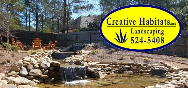 Trusted landscape design with custom design in Auburn, AL by Creative Habitats