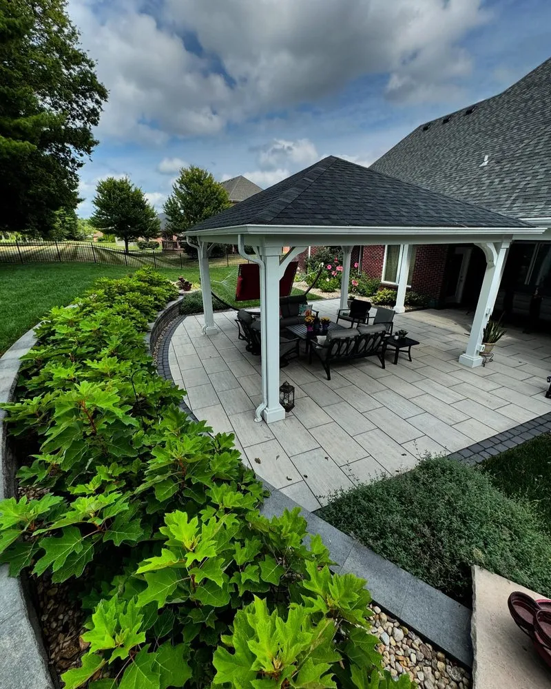 Custom outdoor landscaping in Dayton, OH by Creative Landscape & Patio Design