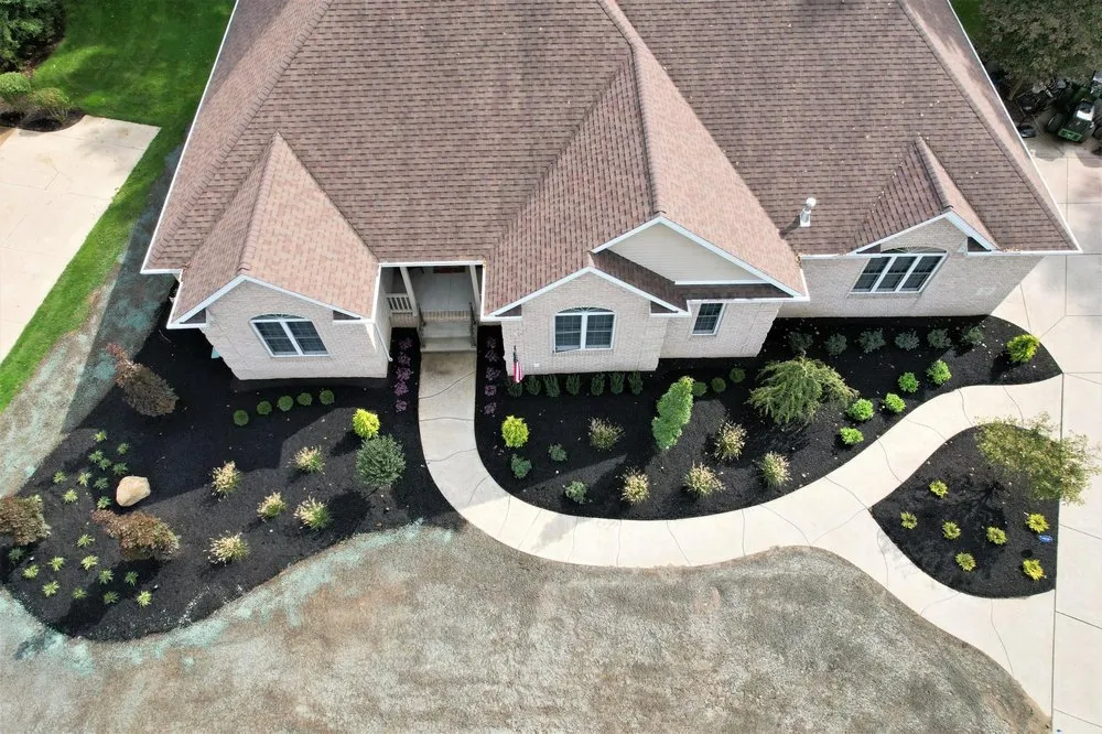 Custom lawn mowing service for residential properties in Youngstown, OH by Creative Landscape by Design