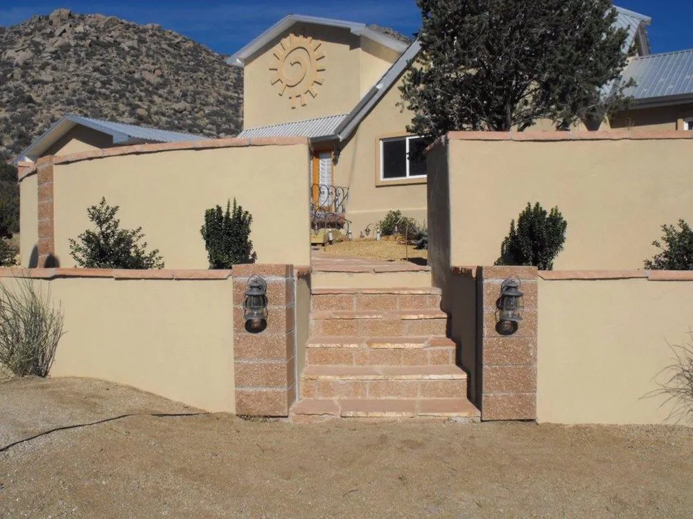 Custom outdoor landscaping for residential properties in Albuquerque, NM by Creative Landscaping