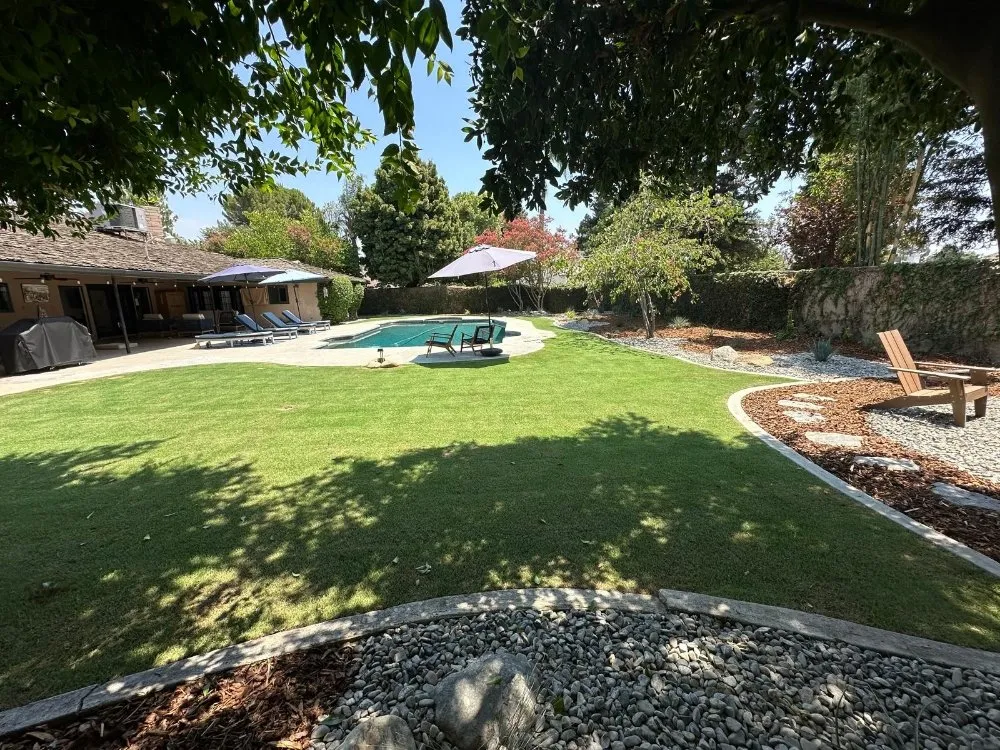 Professional lawn mowing service with custom design in Buttonwillow, CA by Creative Landscaping