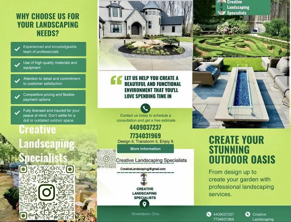 Custom residential landscaping for beautiful yards in Streetsboro, OH by Creative Landscaping Specialists