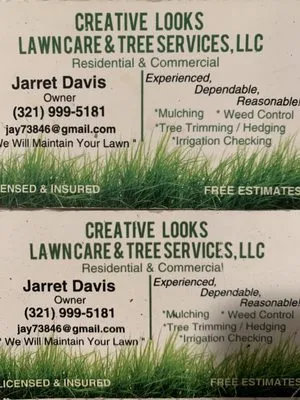Creative Looks Lawn Care And Tree Services Logo
