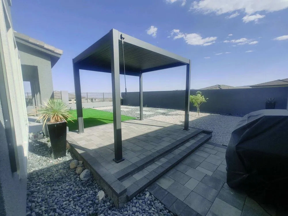 Affordable landscape installation with custom design in Las Vegas, NV by Creative Outdoor Design