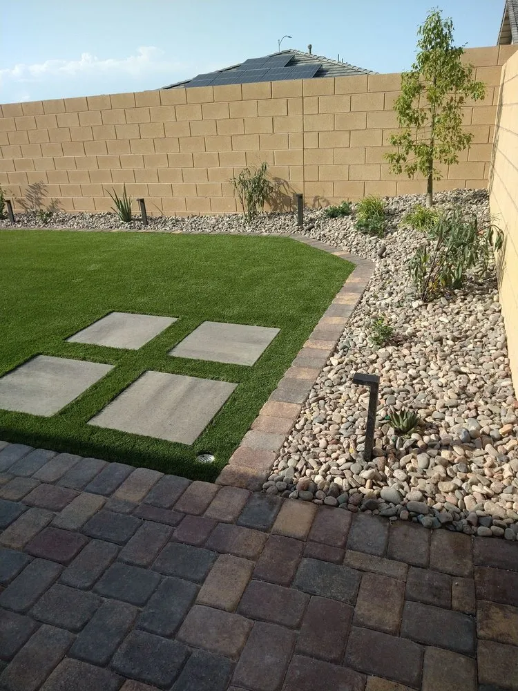 Custom lawn mowing service with custom design across Las Vegas, NV - Creative Outdoor Design
