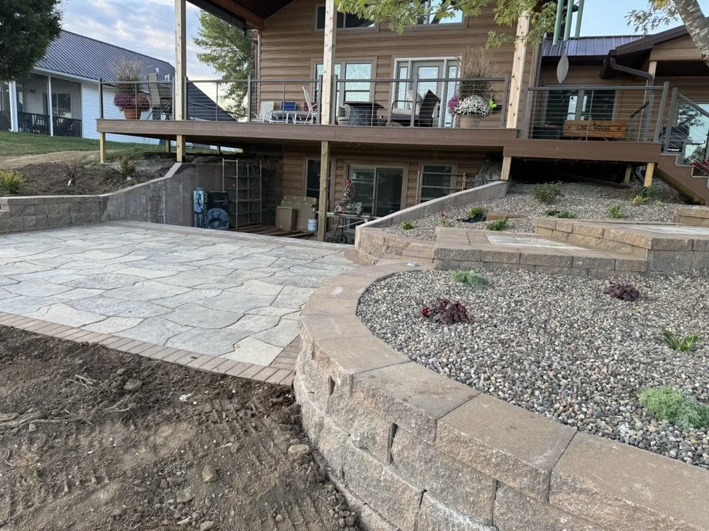 Affordable landscape installation in Edina, MO by Creative Outdoor Solutions