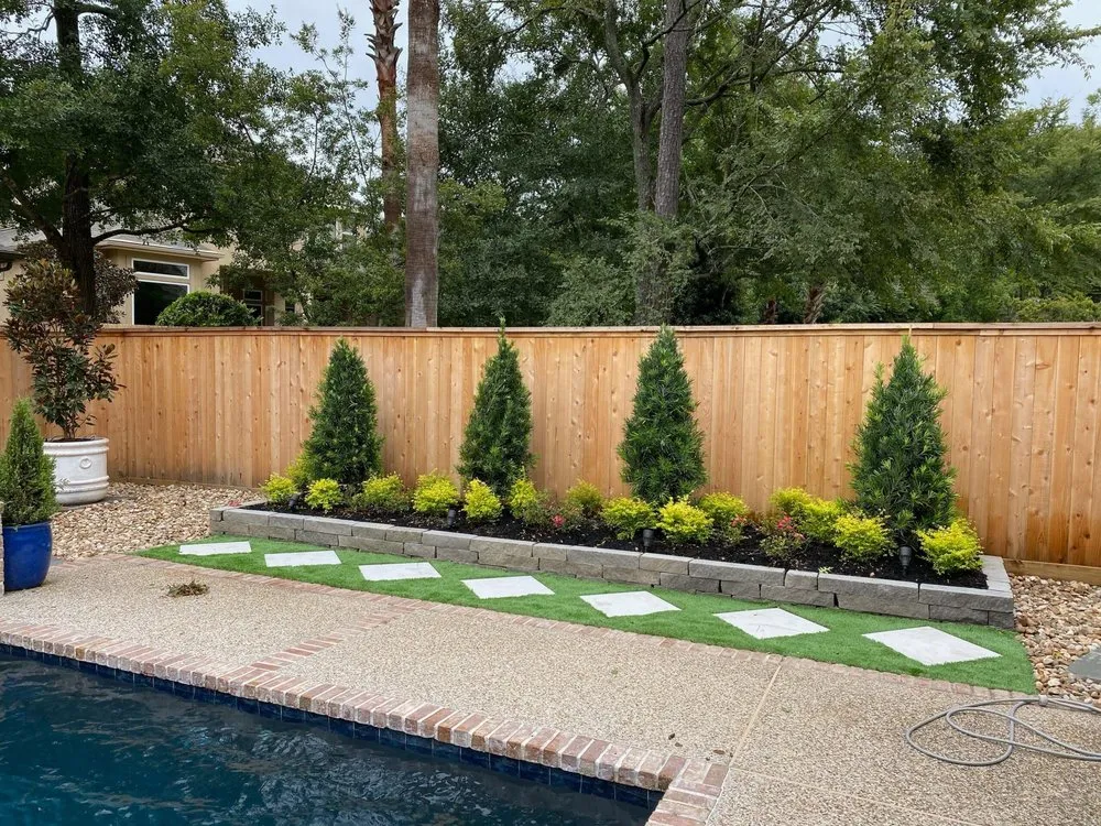 Affordable garden landscaping for outdoor upgrades in Magnolia, TX by Creative Reflections Landscape & Maintenance