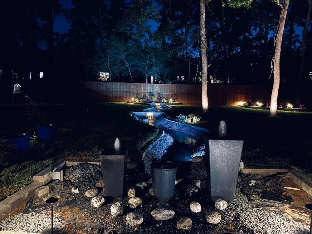 Local garden landscaping in Magnolia, TX by Creative Reflections Landscape & Maintenance