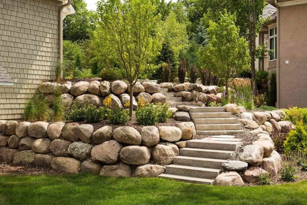 Professional landscape installation in Novi, MI - Creative Stoneworks