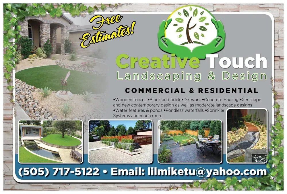 Local yard maintenance experts serving Alamogordo, NM - Creative Touch Landscaping and Design