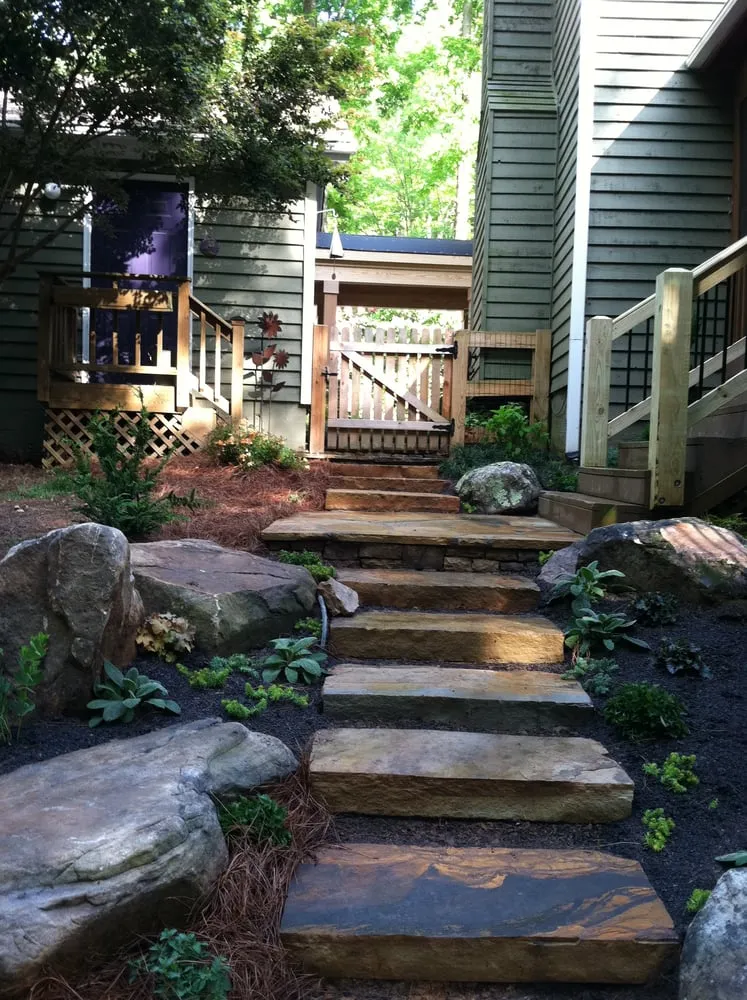 Trusted outdoor landscaping for residential properties in Atlanta, GA by CreativeSpaces Landscape Design